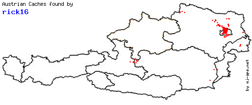 Map of Finds within Austria