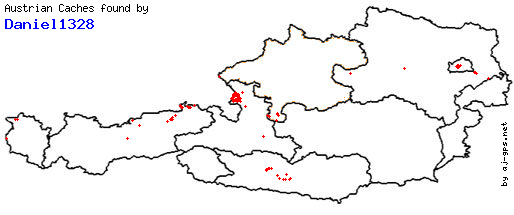 Map of Finds within Austria