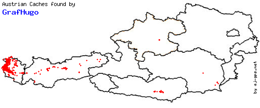 Map of Finds within Austria