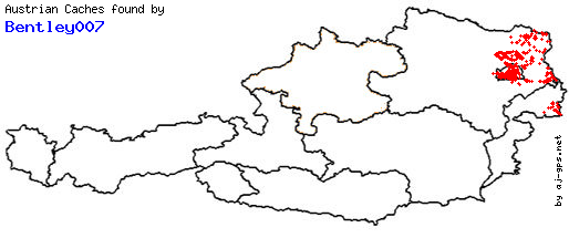 Map of Finds within Austria