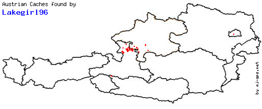 Map of Finds within Austria