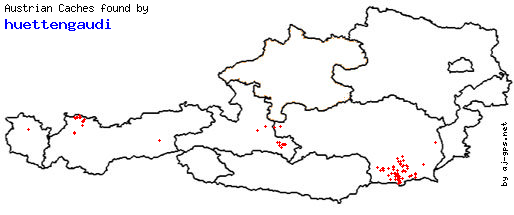 Map of Finds within Austria