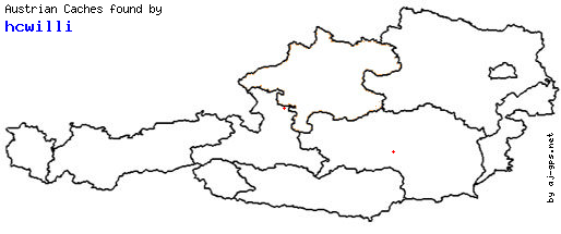 Map of Finds within Austria