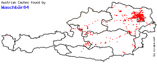 Map of Finds within Austria
