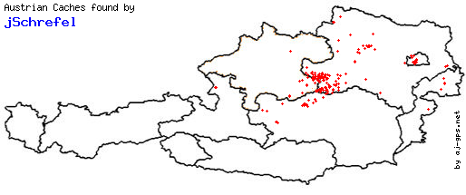 Map of Finds within Austria