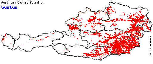 Map of Finds within Austria