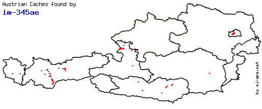 Map of Finds within Austria