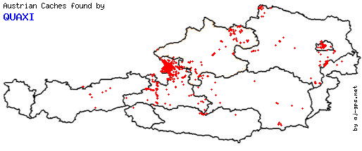 Map of Finds within Austria