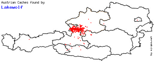 Map of Finds within Austria