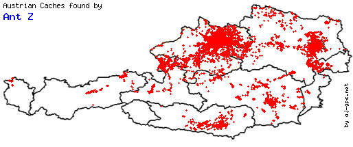 Map of Finds within Austria