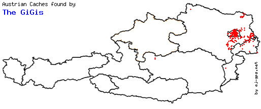 Map of Finds within Austria