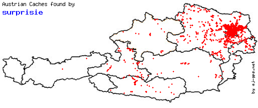 Map of Finds within Austria