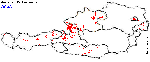 Map of Finds within Austria