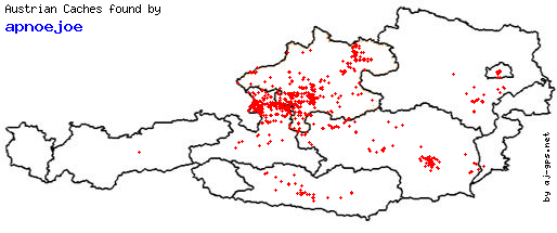 Map of Finds within Austria Map of Finds within Austria