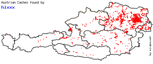 Map of Finds within Austria