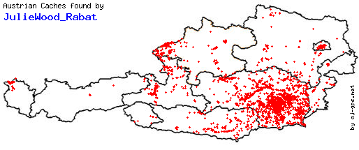 Map of Finds within Austria