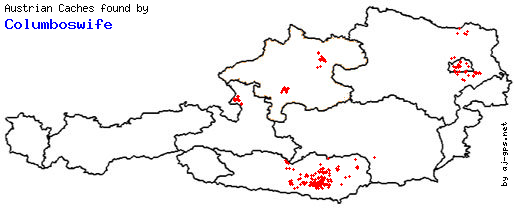 Map of Finds within Austria