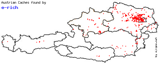 Map of Finds within Austria