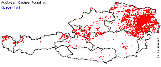 Map of Finds within Austria Map of Finds within Austria