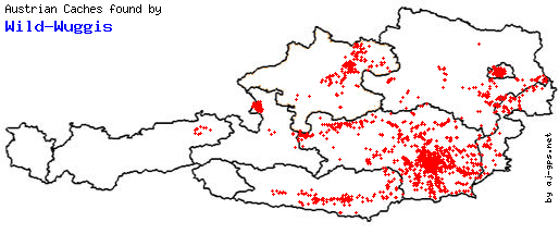 Map of Finds within Austria