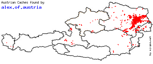 Map of Finds within Austria