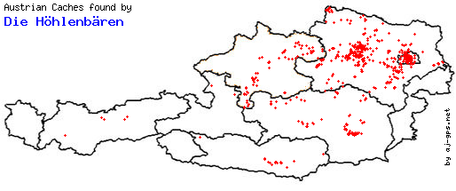 Map of Finds within Austria