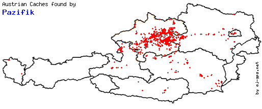 Map of Finds within Austria
