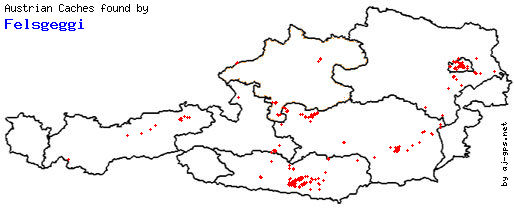 Map of Finds within Austria
