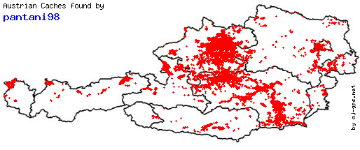 Map of Finds within Austria