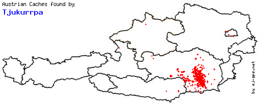 Map of Finds within Austria Map of Finds within Austria