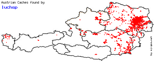 Map of Finds within Austria