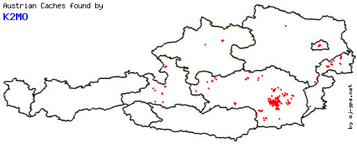 Map of Finds within Austria