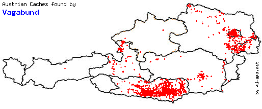 Map of Finds within Austria