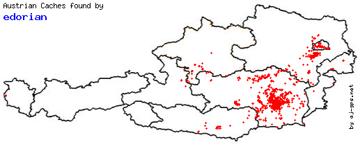 Map of Finds within Austria Map of Finds within Austria