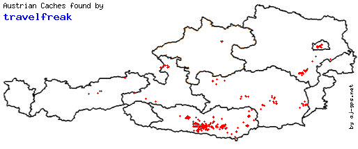 Map of Finds within Austria Map of Finds within Austria