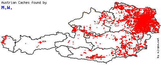 Map of Finds within Austria