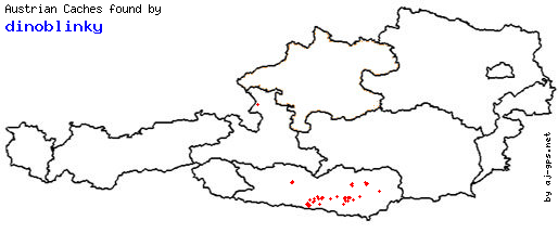 Map of Finds within Austria