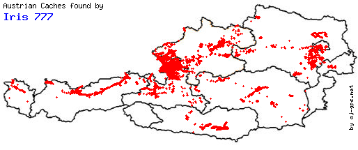 Map of Finds within Austria