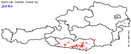 Map of Finds within Austria