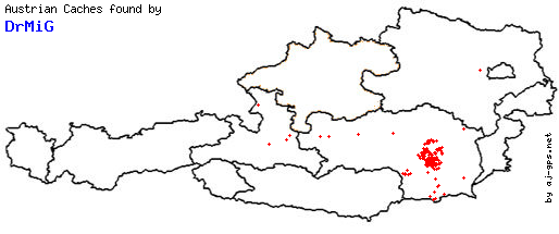 Map of Finds within Austria