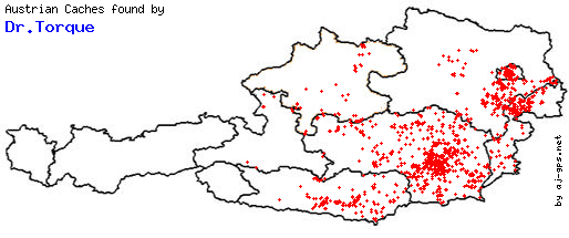 Map of Finds within Austria