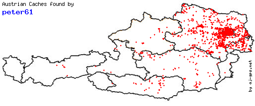 Map of Finds within Austria