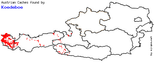 Map of Finds within Austria
