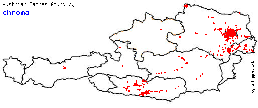 Map of Finds within Austria