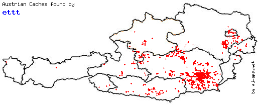 Map of Finds within Austria