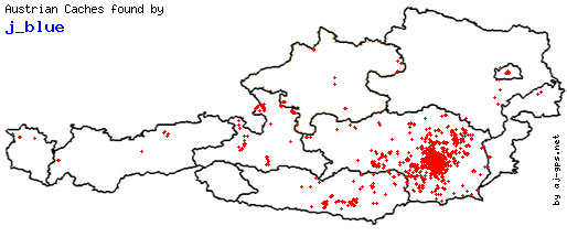 Map of Finds within Austria Map of Finds within Austria