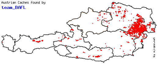 Map of Finds within Austria Map of Finds within Austria