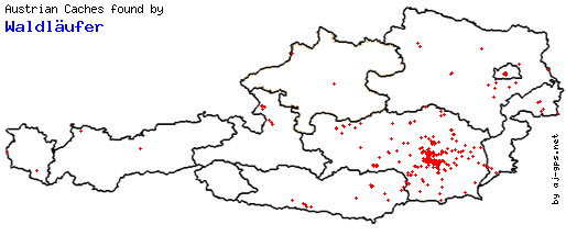 Map of Finds within Austria Map of Finds within Austria