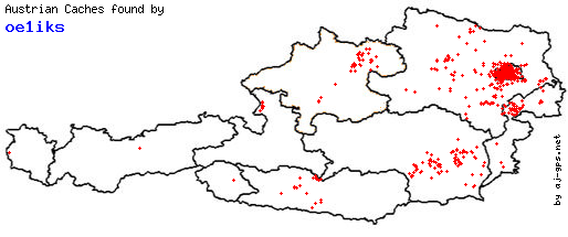 Map of Finds within Austria