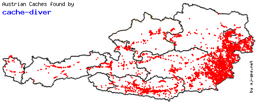 Map of Finds within Austria